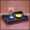 Sheng Rende high quality crocodile leather hand hole tray tray tray containing drinks fruit dish dish bo