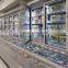 upright glass door freezer for frozen food