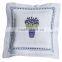 Hand embroidered lavender sachet/bag/pillow-lavender embroidery (design #27)