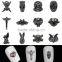 3D Nail Art DIY Rhinestone Decoration Nail Accessories Rock Punk Alloy Skull Rivet Craw For Manicure Tools