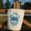 Recyclable canvas bag round bottom bag