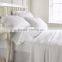 cheap plain white polycotton twin sheet set
