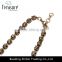 Fashion jewelry wholesale latest design diamond large bead bold necklace