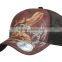 customized bright color baseball cap with heat transfer printing LOGO