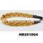 assorted thick colored plaited human hair elastic hair bands wholesale