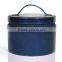 Cusotm Manufacturer Multi-function Round Leather Storage Organizer,Leather Storage Box