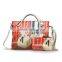 China Supplier Wholesale Vintage Printed Handbags Woman Shoulder Handbag