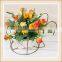 Metal flower pot stand, bicycle flower stand