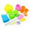 Hot factory price customized designs silicone mini muffin cake pan