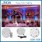 Crazy Party Accessories Tall Crystal Glass Beads Flower Vase Decoration Light Base