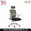 Good Quality Aluminium Feet Swivel Executive Mesh Office Chair With Headrest