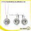 crystal cheap necklace and earring sets, fancy necklace sets