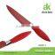 6 pcs non stick coating color knife set with acrylic stand