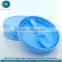 Hot sale plastic seal light blue milk powder cap with built-in scoop with FSSC 22000 certified by GMP standard plant-with patent