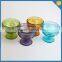 2015 New arrived colorful glass ice cream sugar bowl