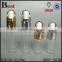 5/8/10/12/15ml round shape silver dropper glass tube bottle high quality packaging personal care