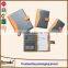 embossed pu leather notebooks with elastic band