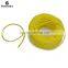 Modern Style Colourful Power Cord ,Bright Yellow textile braided cable