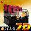 Very portable business 7d cinema with wheel move everywhere