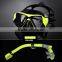 High quality new design customized wave Diving Mask and Snorkel set for sale