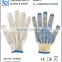 10 gauge cotton gloves with PVC dotted