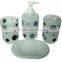 Colourful pp material plastic complete bathroom sets