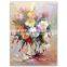 heavy pallet knife flower oil painting created by ROYI ART