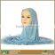 Womens Muslim Blue Lace Viscose Arab Hijab Scarf Wholesale