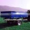 1.0T farm tractor tipper Dump Trailer with hydraulic, 20x10-8" wheels tandem axle farm trailer