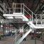 Adjustable galvanized steel step ladder