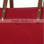 lady nylon classic tote bag with leather trim