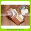 Best Brand Simple Handmade Genuine Leather Bifold Men's Short Wallet 16417