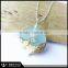 2016 Aqua Lampwork Sea Glass Beach Necklace