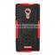 Heavy duty hybird hyun pattern TPU PC 2 in 1 case for Alcatel one touch flash 2