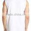 Daijun OEM slim fit 100% cotton plain man white tank tops in bulk