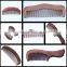 Natural wood color hair wood comb with custom logo