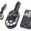 Car Kit MP3 Player Wireless Multifuntional Car FM Transmitter with Remote Control with TF SD MMC USB New Promotion