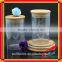 Wide mouth glass storage jar with glass jars for herbs for glass cosmetic storage jar