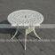 Outdoor latest beautiful balcony aluminum patio coffee chairs