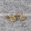 New arrival cheap price Halloween promotion gold lovely teddy bear stud earrings
