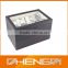 High quality factory customized made black pu leather watch gift box (ZDS-JS1408)