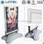 outdoor large size free standing poster board stand