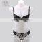 Ladies Printed and Lace Underwear set bra and Brief