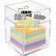 Clarity Cosmetic Organizer for Vanity Cabinet to Hold Makeup, Beauty Products - Set of 2, 4" x 4" x 6", Clear(MK-B-0207)