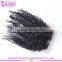 Hot selling afro kinky curly cheap bohemian human hair lace closure with baby hair virgin brazilian remy hair full lace closure