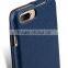 Newly Flip Card Cover Dark Blue Premium Leather Case for Apple IPhone 7 Plus(5.5")