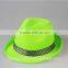 2016 popular hot sell cheap polyester homburg hat factory directly selling wholesale