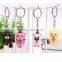 OEM 3D logo custom shaped metal keychain