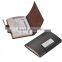 Hot selling cheap logo printed pocket leather name card holder for promotion and business