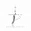 S067Y Globalwin 925 Sterling Silver Alphabet Letter Y Paved with Crystals Charms Pendants Jewelry